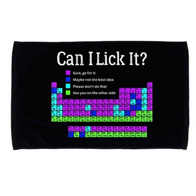 Can I Lick It Periodic Table Teacher Student Microfiber Hand Towel