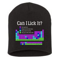 Can I Lick It Periodic Table Teacher Student Short Acrylic Beanie