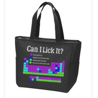 Can I Lick It Periodic Table Teacher Student Zip Tote Bag