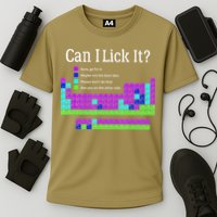 Can I Lick It Periodic Table Teacher Student Cooling Performance Crew T-Shirt
