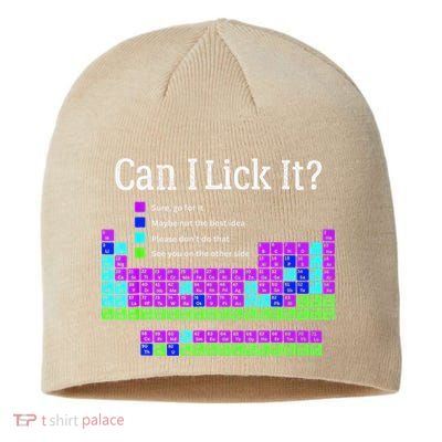 Can I Lick It Periodic Table Teacher Student Sustainable Beanie