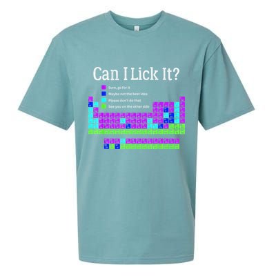 Can I Lick It Periodic Table Teacher Student Sueded Cloud Jersey T-Shirt