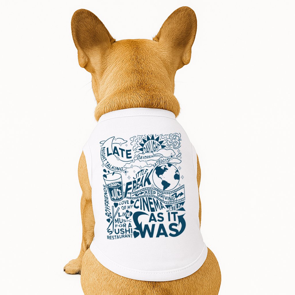Cute I Love Heart Harry Doggie Tank
