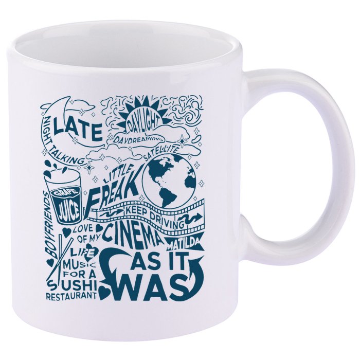 Cute I Love Heart Harry 11oz C Handle Ceramic Mug