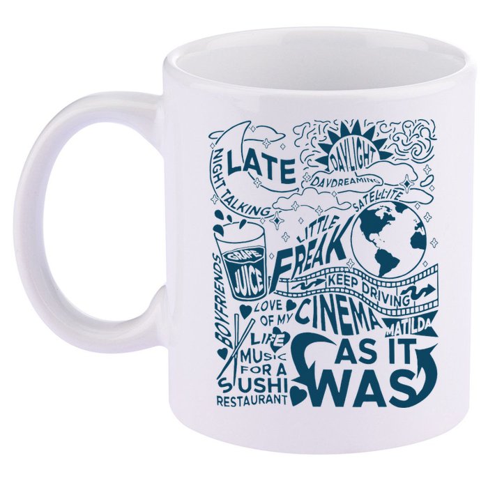 Cute I Love Heart Harry 11oz C Handle Ceramic Mug