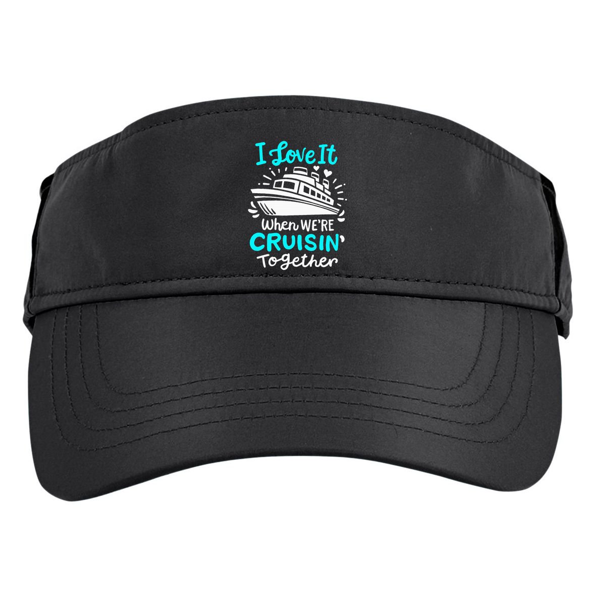 Cruise I Love It When Were Cruisin Together Adult Drive Performance Visor