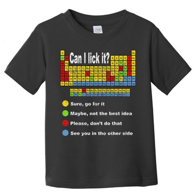Can I Lick It Periodic Table Teacher Student Vintage Toddler T-Shirt