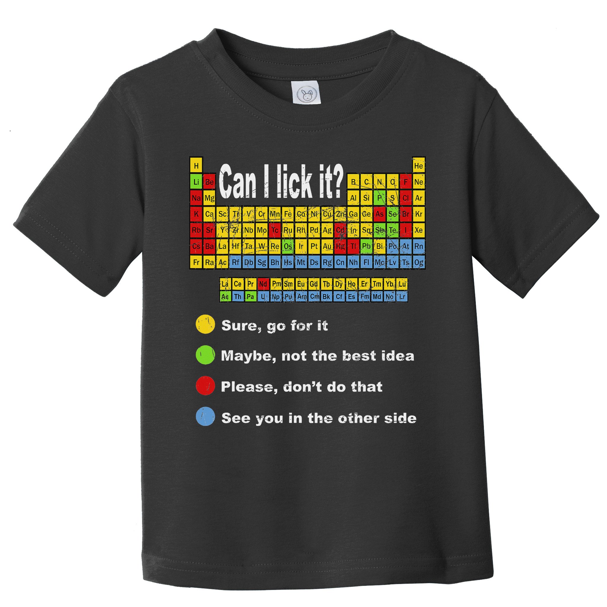 Can I Lick It Periodic Table Teacher Student Vintage Toddler T-Shirt