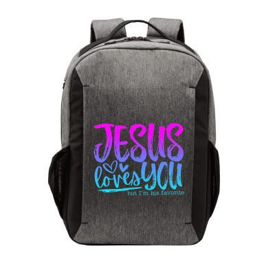 Christian I Love Jesus But I Cuss A Little Vector Backpack
