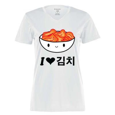 Cute I Love Kimchi South Korean Apparel Gift Idea Kpop Women's Momentum V-Neck T-Shirt