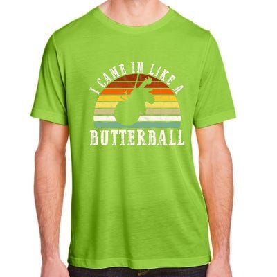 Came In Like A Butterball Funny Thanksgiving Adult ChromaSoft Performance T-Shirt