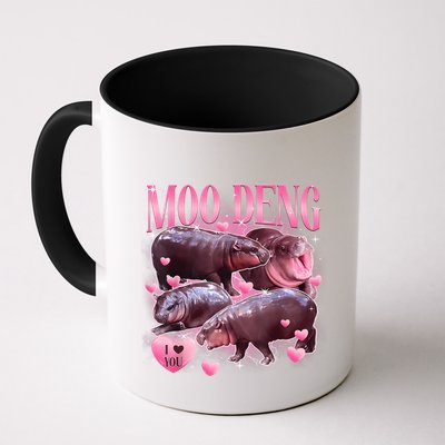 Cute I Love Moo Deng Baby Hippo Moo Deng I Heart Moo Deng Mug