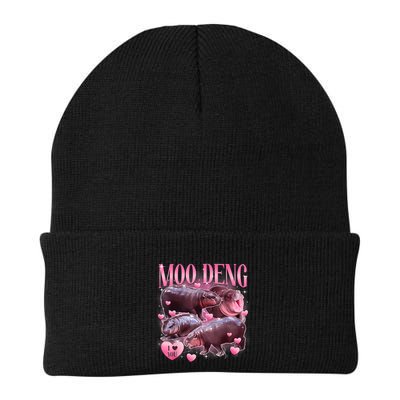 Cute I Love Moo Deng Baby Hippo Moo Deng I Heart Moo Deng Beanie