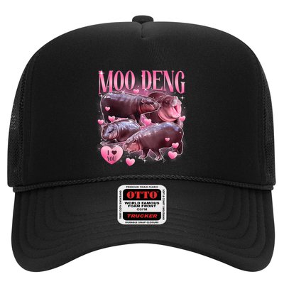 Cute I Love Moo Deng Baby Hippo Moo Deng I Heart Moo Deng Trucker Hat