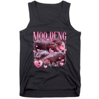 Cute I Love Moo Deng Baby Hippo Moo Deng I Heart Moo Deng Tank Top
