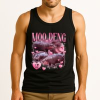 Cute I Love Moo Deng Baby Hippo Moo Deng I Heart Moo Deng Tank Top