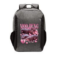 Cute I Love Moo Deng Baby Hippo Moo Deng I Heart Moo Deng Vector Backpack