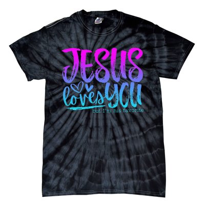 Christian I Love Jesus But I Cuss A Little Tie-Dye T-Shirt