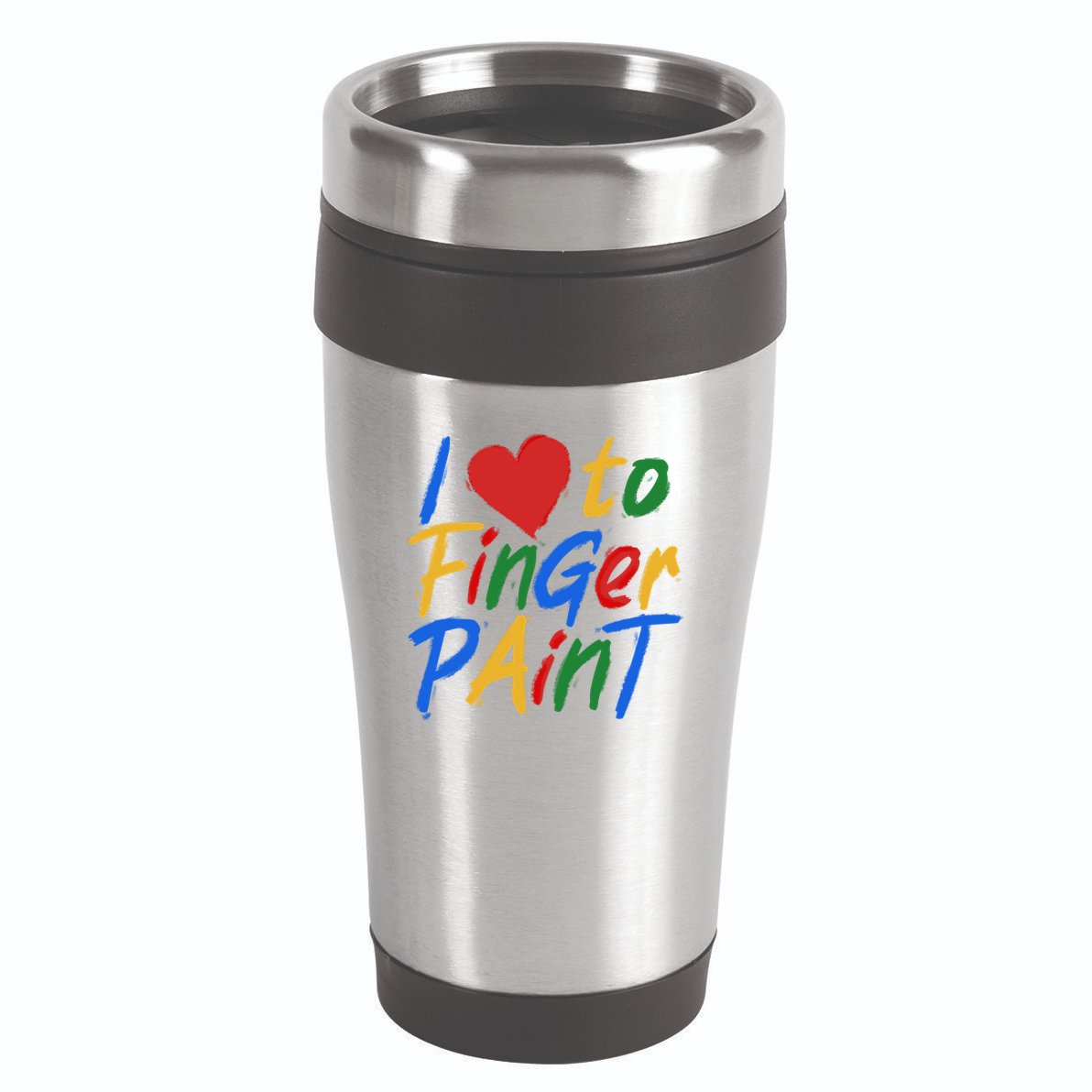 Cute I Love To Finger Paint 16oz Travel Tumbler