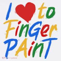 Cute I Love To Finger Paint Tall T-Shirt