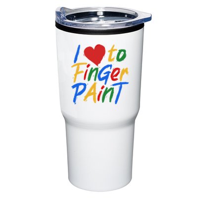 Cute I Love To Finger Paint Tumbler