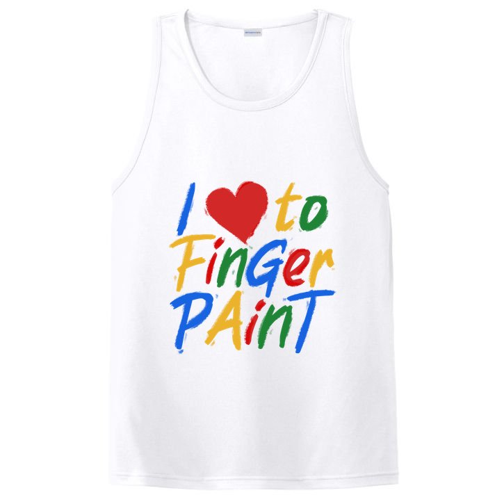 Cute I Love To Finger Paint PosiCharge Competitor Tank