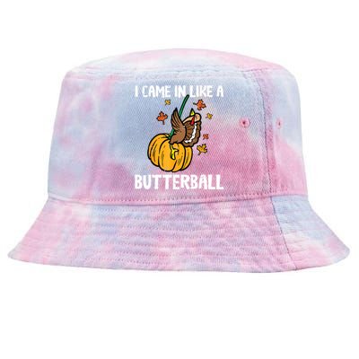 Came In Like A Butterball Funny Thanksgiving Women Tie-Dyed Bucket Hat