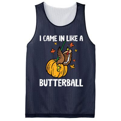 Came In Like A Butterball Funny Thanksgiving Women Mesh Reversible Basketball Jersey Tank