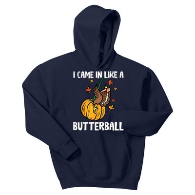 Came In Like A Butterball Funny Thanksgiving Women Kids Hoodie