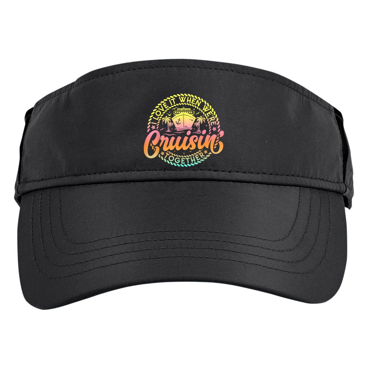 Cruise I Love It When WeRe Cruisin Together Couple Matching Adult Drive Performance Visor