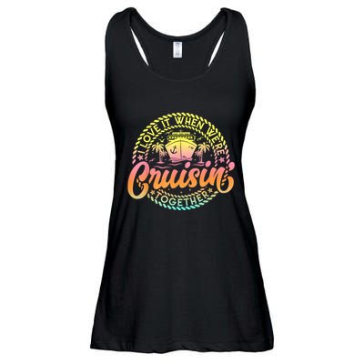 Cruise I Love It When WeRe Cruisin Together Couple Matching Ladies Essential Flowy Tank