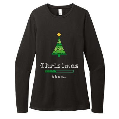 Christmas Is Loading Gift Christmas Tree Design Gift Christmas Gift Womens CVC Long Sleeve Shirt