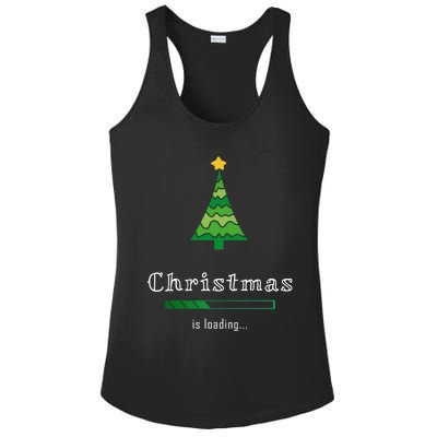 Christmas Is Loading Gift Christmas Tree Design Gift Christmas Gift Ladies PosiCharge Competitor Racerback Tank