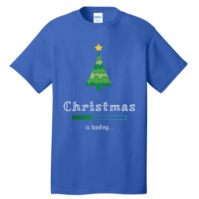 Christmas Is Loading Gift Christmas Tree Design Gift Christmas Gift Tall T-Shirt