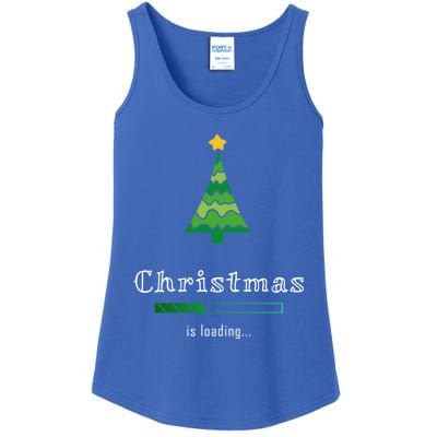 Christmas Is Loading Gift Christmas Tree Design Gift Christmas Gift Ladies Essential Tank