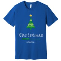 Christmas Is Loading Gift Christmas Tree Design Gift Christmas Gift Premium T-Shirt