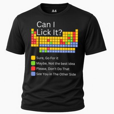 Can I Lick It Funny 100 Days Of School Periodic Table Performance Shirt
