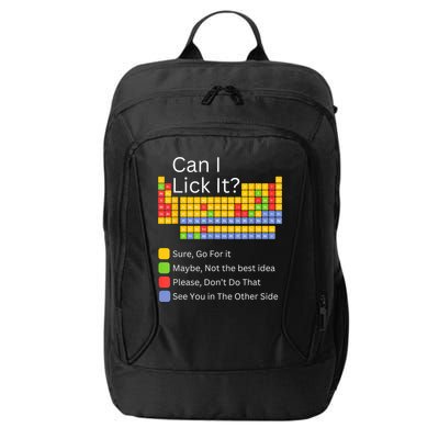 Can I Lick It Funny 100 Days Of School Periodic Table City Backpack