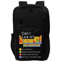 Can I Lick It Funny 100 Days Of School Periodic Table Impact Tech Backpack