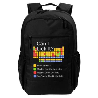 Can I Lick It Funny 100 Days Of School Periodic Table Backpack