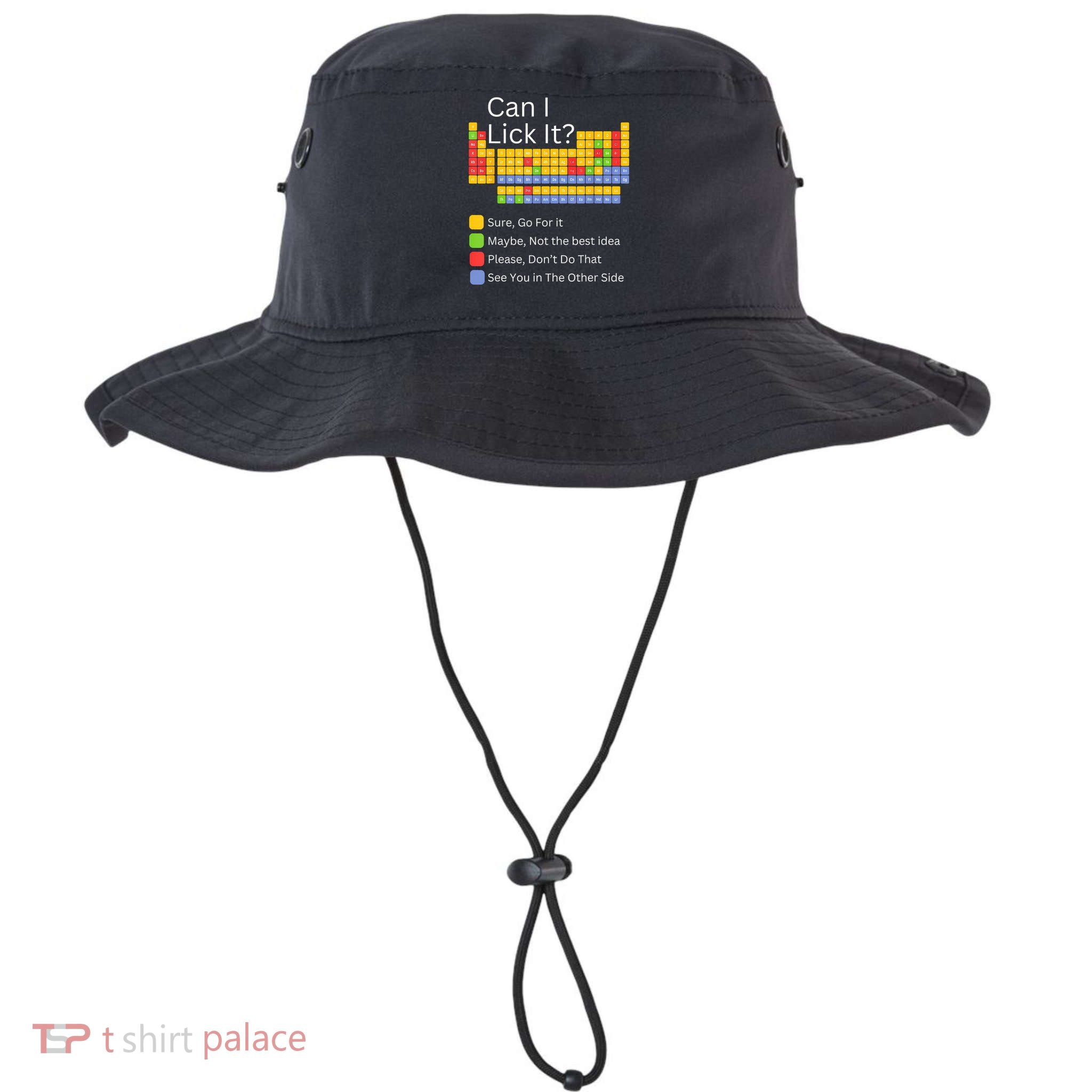 Can I Lick It Funny 100 Days Of School Periodic Table Bucket Hat