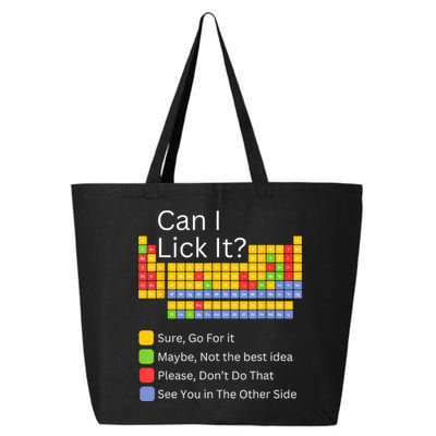 Can I Lick It Funny 100 Days Of School Periodic Table 25L Jumbo Tote