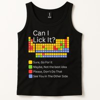 Can I Lick It Funny 100 Days Of School Periodic Table Tank Top