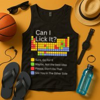 Can I Lick It Funny 100 Days Of School Periodic Table Tank Top