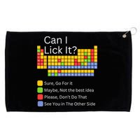 Can I Lick It Funny 100 Days Of School Periodic Table Grommeted Golf Towel