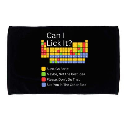 Can I Lick It Funny 100 Days Of School Periodic Table Microfiber Hand Towel