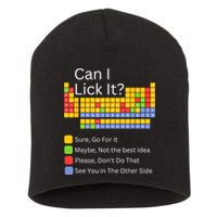 Can I Lick It Funny 100 Days Of School Periodic Table Short Acrylic Beanie