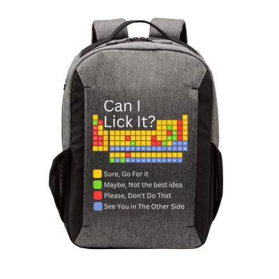Can I Lick It Funny 100 Days Of School Periodic Table Vector Backpack