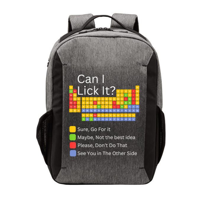 Can I Lick It Funny 100 Days Of School Periodic Table Vector Backpack