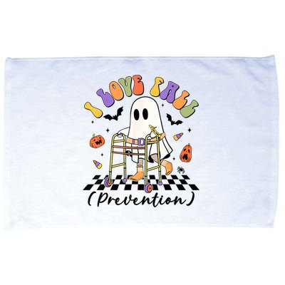 Cute I Love Fall Prevention Physical Therapy Ghost Halloween Microfiber Hand Towel